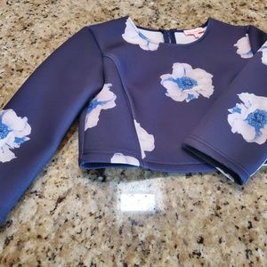 Long sleeve crop top (M)